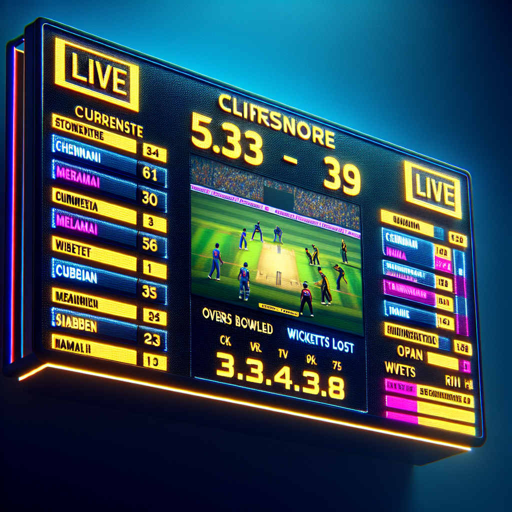 csk vs mi today match score